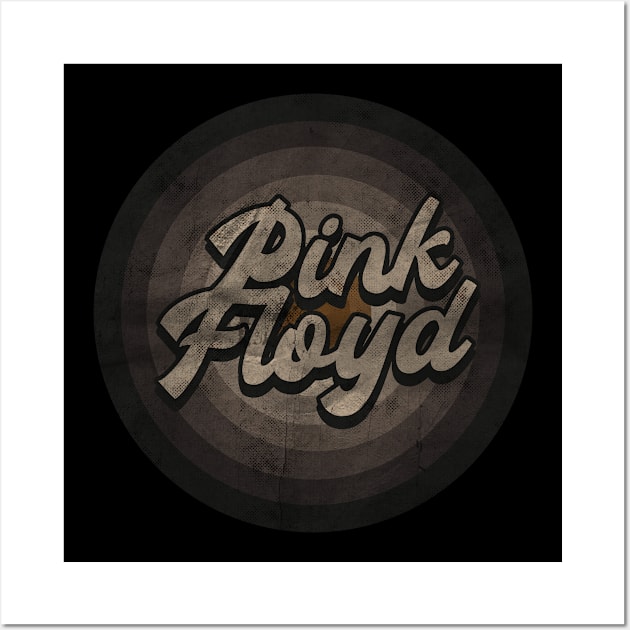 RETRO BLACK WHITE - Pink Floyd Wall Art by Yaon